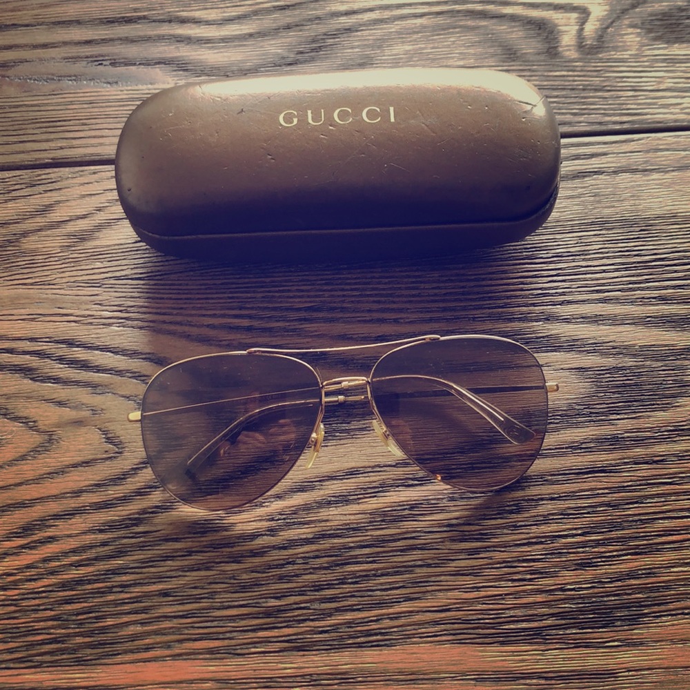 Gucci aviator sunglasses